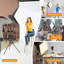 Ensemble d'éclairage professionnel 85W Softbox avec ampoule DEL à intensité variable, éclairage de studio continu bicolore 2700K-6400K pour la photographie, la vidéo, les portraits et la diffusion en direct