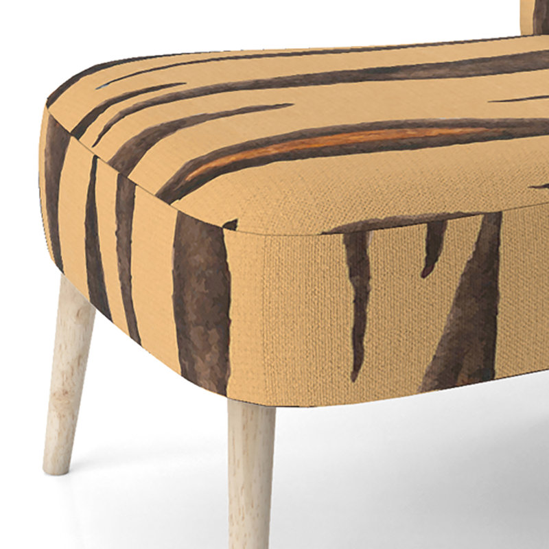 Chaise d'appoint rembourrée Watercolor Animal Skin IV - Cabin & Lodge