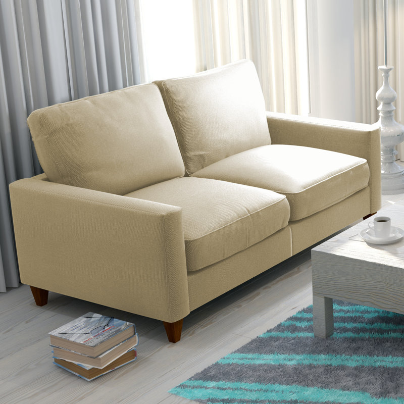 Mizpah 2 Seater Loveseat, Cream, 2