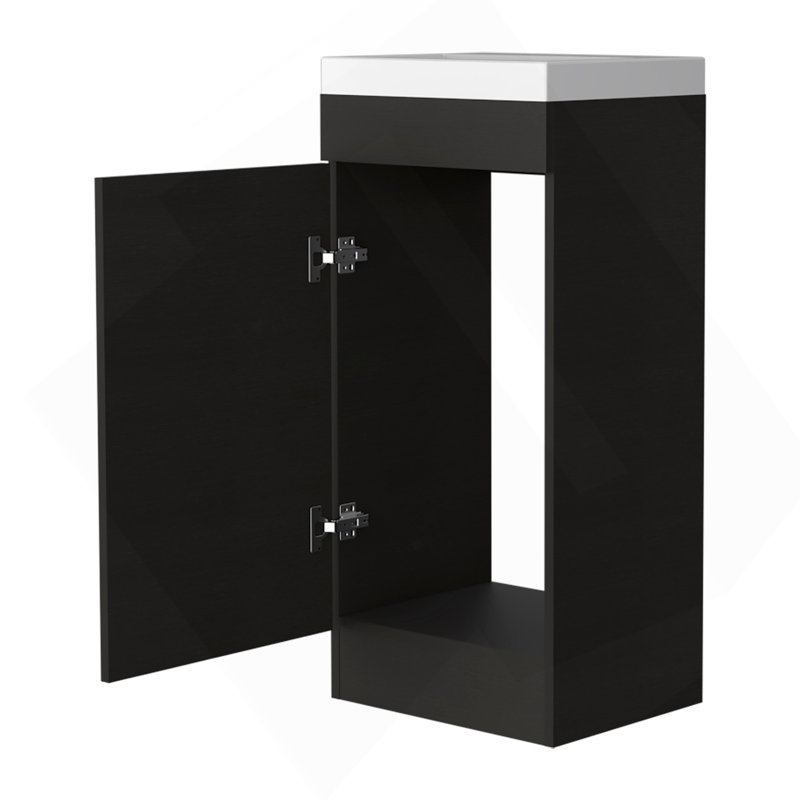 Meuble-lavabo rectangulaire Wenge, Wengé