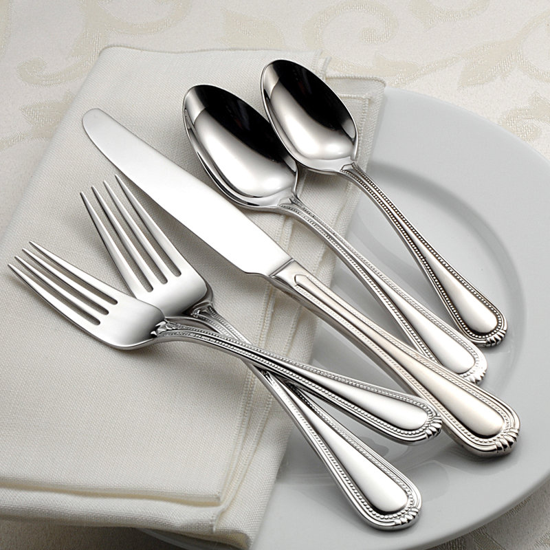 Oneida Countess 45 Piece Everyday Flatware Set, Service For 8