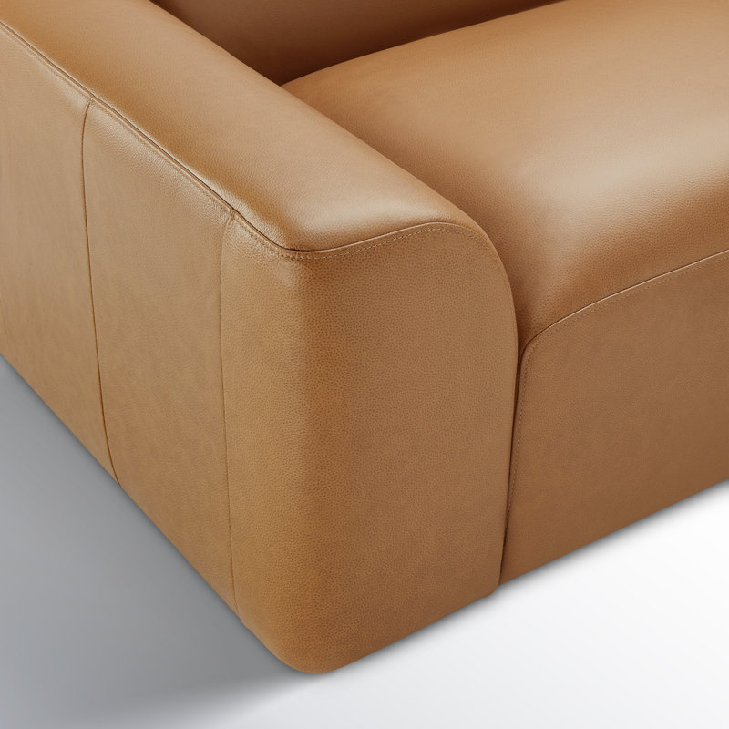 Canapé modulaire en cuir 5 pièces Morell