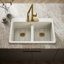 Riverby 33 In. Top-Mount Double-Bowl Kitchen Sink-1017940968-1017940970-1035019190