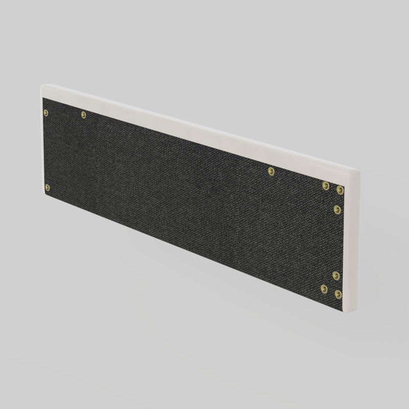 Left bedside soft panel at the head end