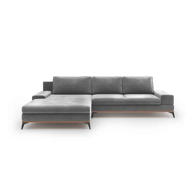 Cuiksa 5 Seater Sofa Bed, Grey, Left Hand Facing