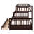 Twin-Over-Full Bunk Bed with Ladders and Two Storage Drawers-2063516663