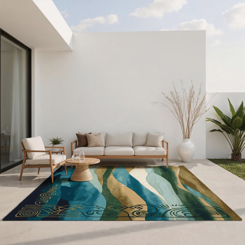 Tapis intérieur et extérieur Luminous, Rectangulaire 3 pi x 5 pi