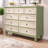 Country Retro Simple Painted Accent Chests