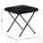 Oversize Portable Faux Fur Folding Saucer Moon Chair with Folding Ottoman-2097722488-2097748746