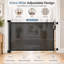 Barrière de sécurité rétractable pour bébé et animal de compagnie: Barrière en filet réglable sans perceuse pour une installation facile et sans dommages.-407760508-407760505