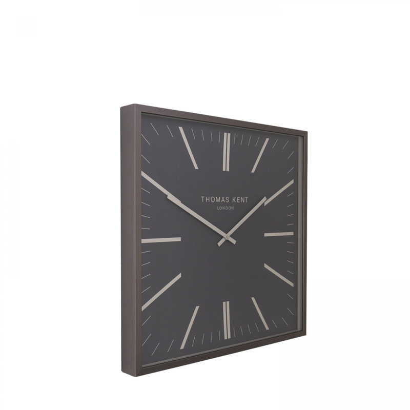 Garrick Wall Clock, White, 41cm H x 41cm W x 4cm D