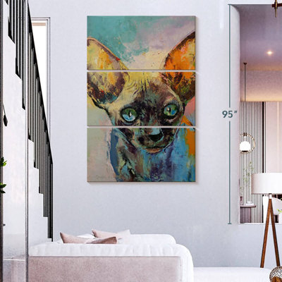 Brampt Sphynx Cat Portrait
