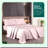 Ruffled Cotton Bed Sheet Set - Back to School Bedding with Long Ruffles - 100% Cotton - Cute Design - 1 Flat Sheet, 1 Fitted Sheet, 2 Pillowcases-115840844-115840841