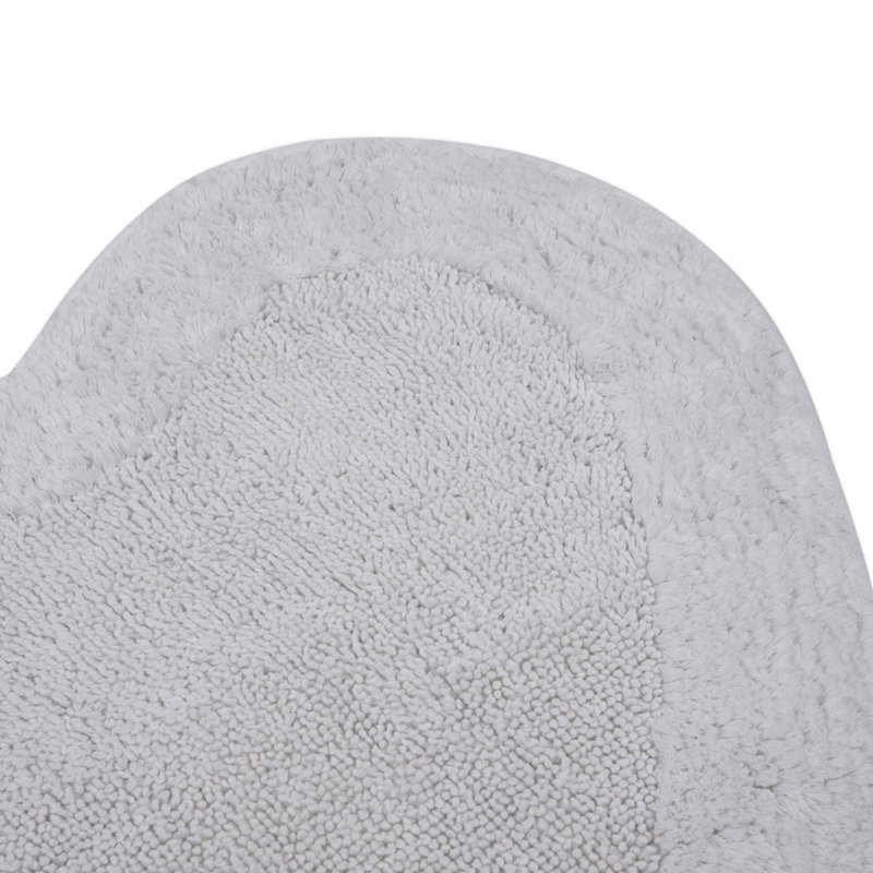 Goulven Non-Slip Bath Rug, Cream