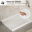 Base de douche 48 po x 48 po à simple seuil et drain à droite avec surface solide et texture antidérapante-132804363-132804373