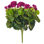 Artificial Polyester Geranium Bush