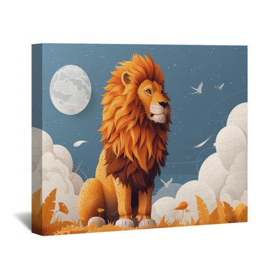 Lion Canvas Wrap - Wildlife Wall Decor