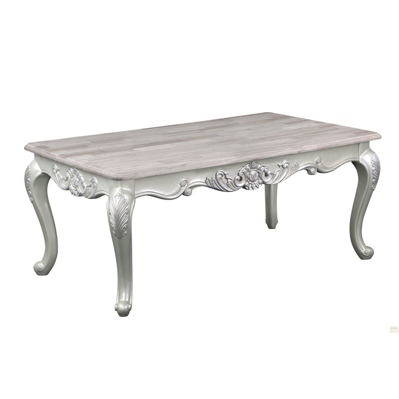 Table basse en bois, Argent