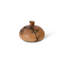 Lightning Brown 7" Wood Table Vase