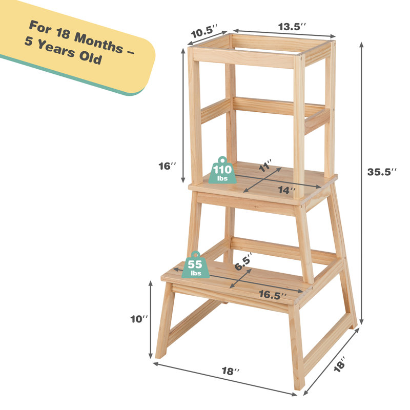 Marchepied Reia pour enfants, Nature