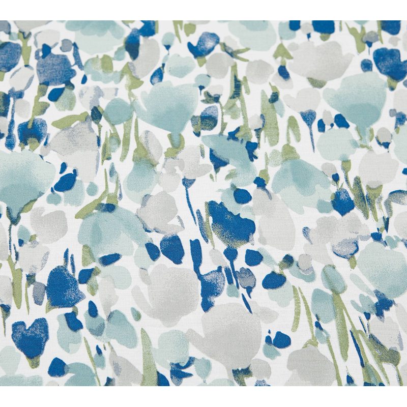 Olivia Blue Twin Reversible Cotton Comforter Set