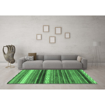 Tapis vert émeraude Abstract 2265