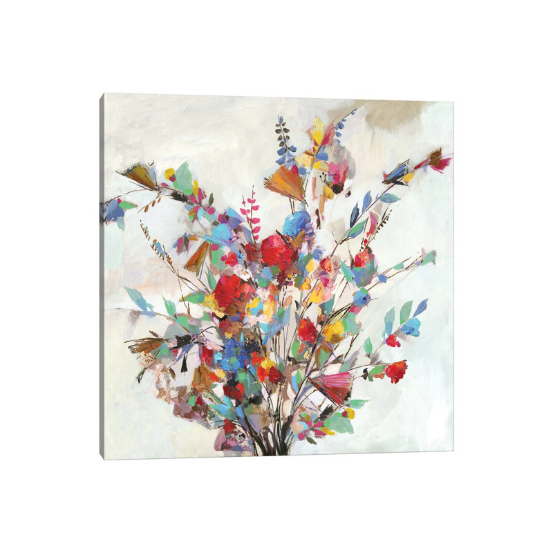 "Spring bouquet" par Allison Pearce, reproduction d’art, Toile tendue, Pas de tapis, H 12 po x l 12 po x P 0,75 po