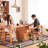 Brown Rectangular Solid Wood desk-233149473