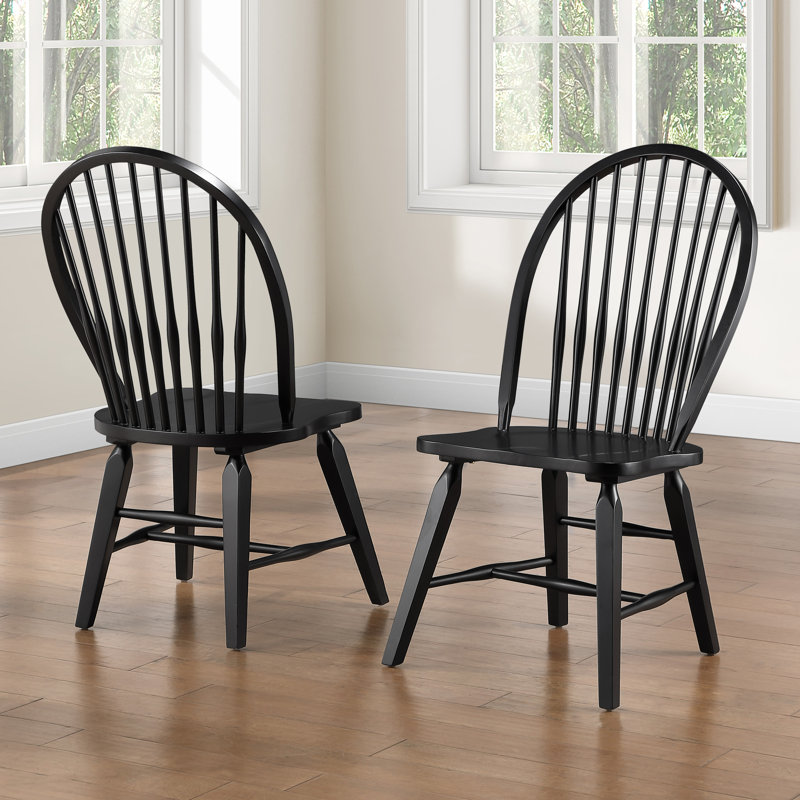 Sommerset Extendable Oak Wood Dining Table Set, 7 Pieces: Table, 6 Chairs