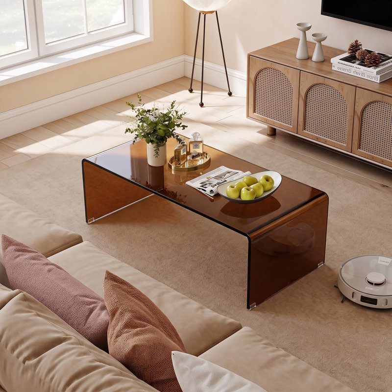 Tempered Glass Top Coffee Table