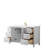 Daria 60'' Single Bathroom Vanity with Carrara Marble Top-97877095-97877097-97877102