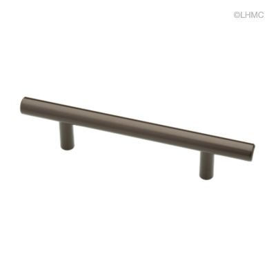 (5 Pack) 3-3/4 inch Bar Pull Rubbed Bronze