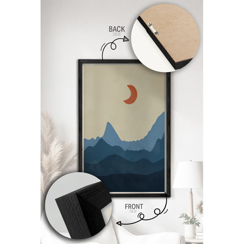 Peinture décorative encadrée (3 pièces)