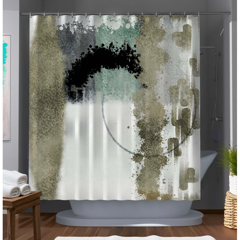 Abstract Shower Curtain