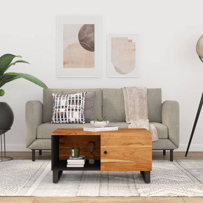 Table basse simple avec rangement Gwindolyn