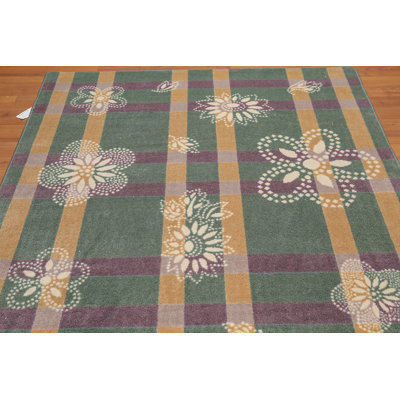 Bowlan Wool Floral Indoor Rug