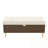 Boucle Bench with flip top storage and Tufted seat-831203592