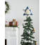 Handmade Hand Felted Wool Christmas Tree Topper - Star of David