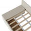 Lit plateforme tapissier en L avec rangement et tiroirs-1025063937