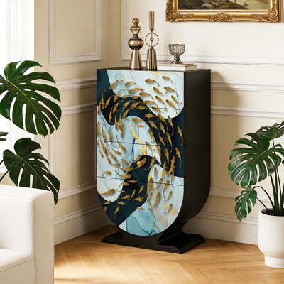 Commode décorative 4 tiroirs
