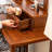 Chinese style indoor retro dressing table