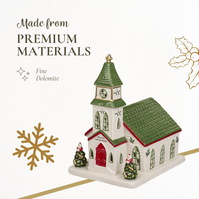 Spode Christmas Tree Village Led Church