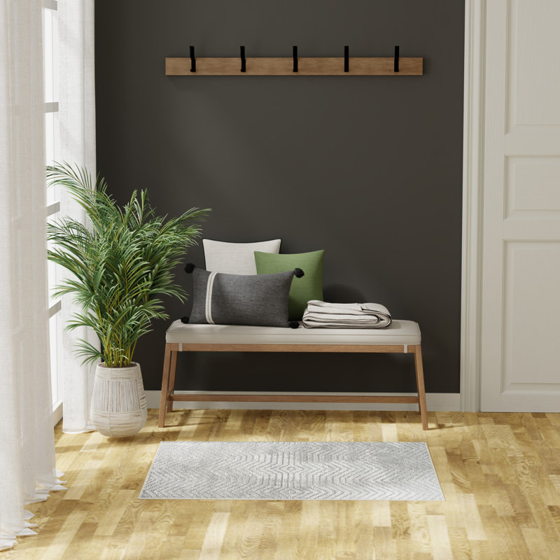 Lafever 2' x 4' Grey Vintage Indoor Rug, Runner 2' x 4'
