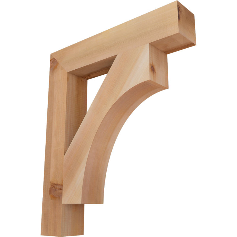 Support Westlake Block, Cèdre rouge de l'Ouest (lisse), H 26 po x l 3,5 po x P 22 po