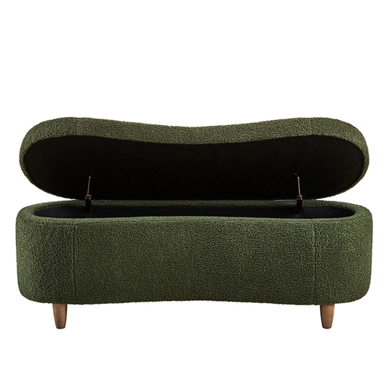 Banc de rangement Boucle, Vert