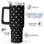 Gobelet 40 oz avec couvercle et gobelets en acier inoxydable avec paille-129228792