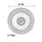 Sistine Round Chandelier Ceiling Medallion