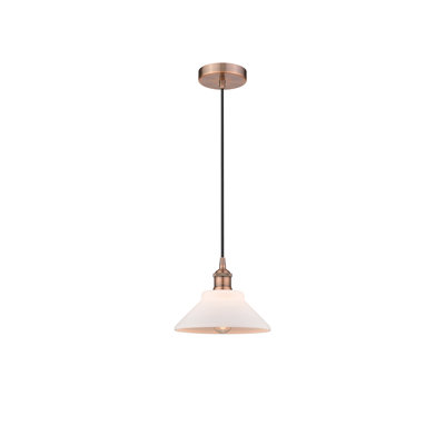 Luminaire suspendu conique à 1 lumière Choccolocco