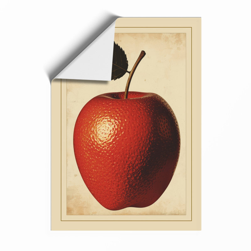 Apple Study Botanical - Framed Print, A3 - 42.0 x 29.7 cm, Unframed