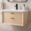 Ensemble de meuble-lavabo simple mural 30 po avec comptoir en céramique Danbury-1650144412-1650144414